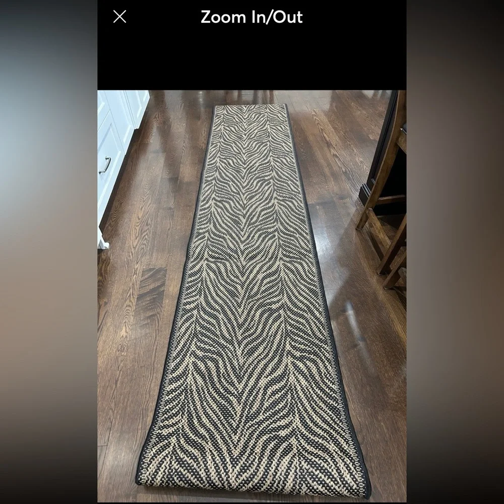NEW Couristan Zebra Indoor Outdoor Rug